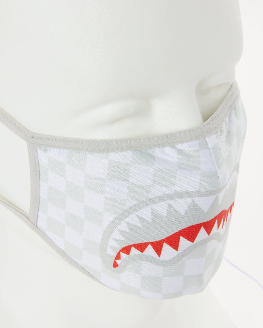 Limited Edition SHARKS IN PARIS WHITE FORM-FITTING MASK