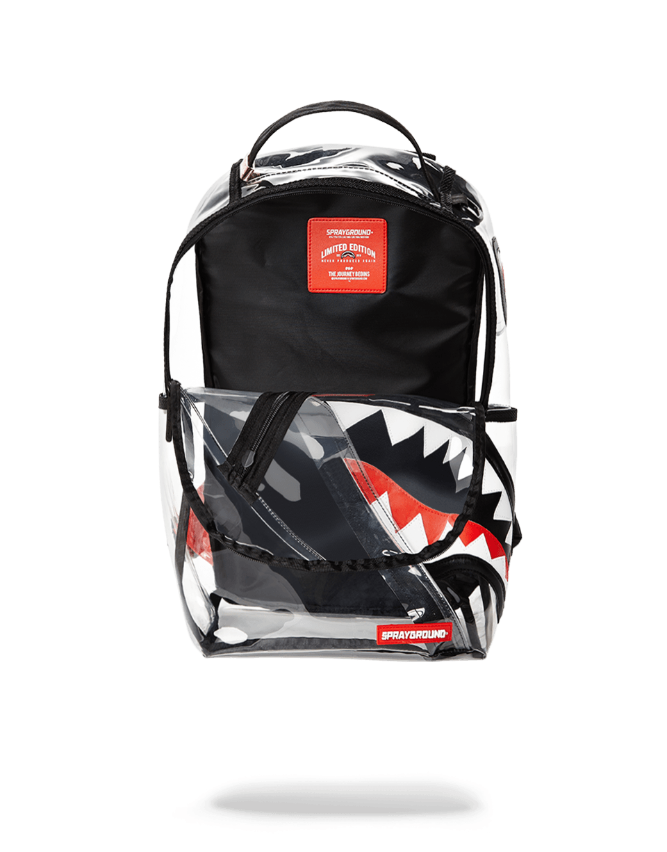 Limited Edition ANGLED 2020 VISION SHARK CLEAR BACKPACK