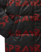 Limited Edition SG GRAFFITI PUFFER JACKET BLACK