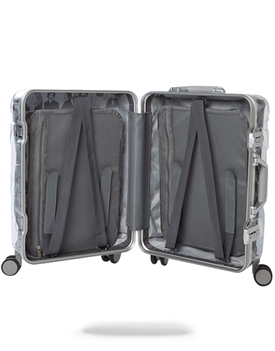 Limited Edition LAQUAN SMITH EMBOSSED CLEAR 3M CARRY-ON