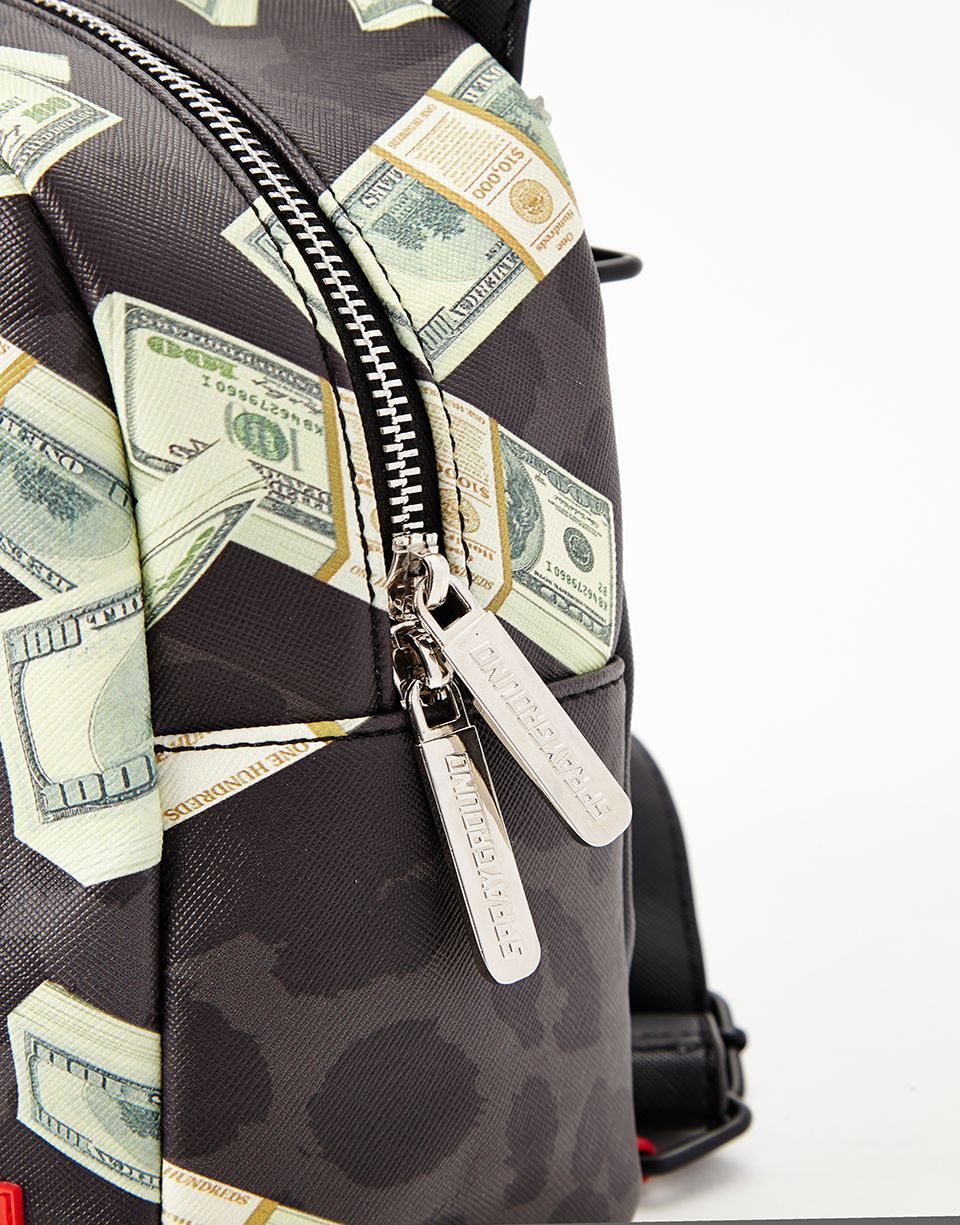 Limited Edition MONEY ON BLACK LEOPARD PRINT MINI