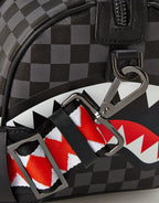 Limited Edition GREY CHECKERED SHARKS IN PARIS MINI DUFFLE