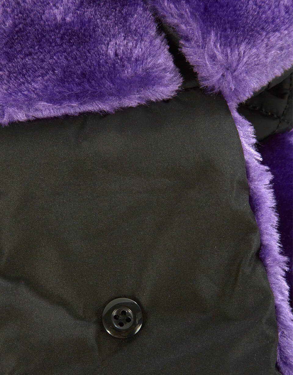 Limited Edition BLACK 3M PURPLE FUR AVIATOR HAT