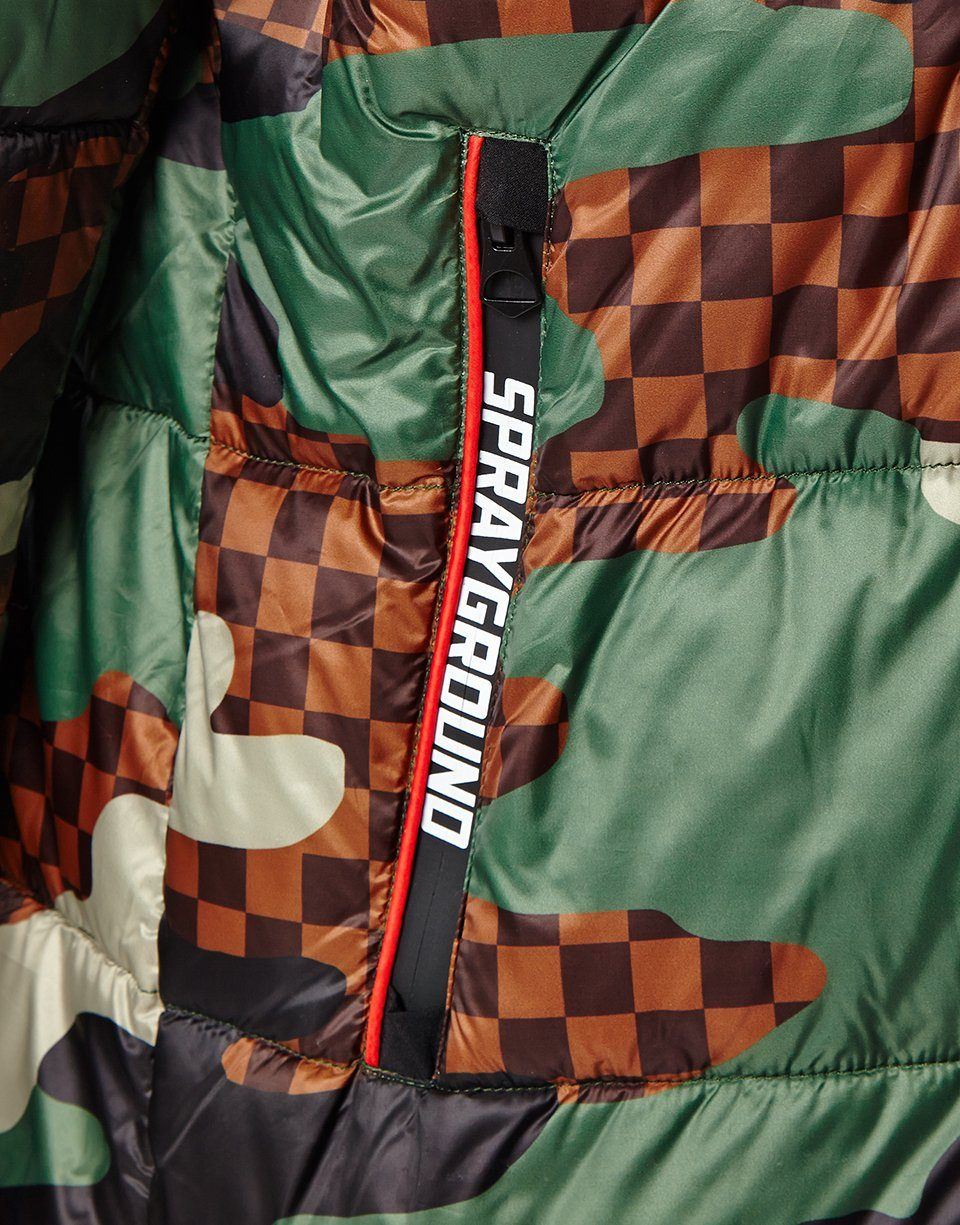 Limited Edition CAMO CHECKERED PUFFER