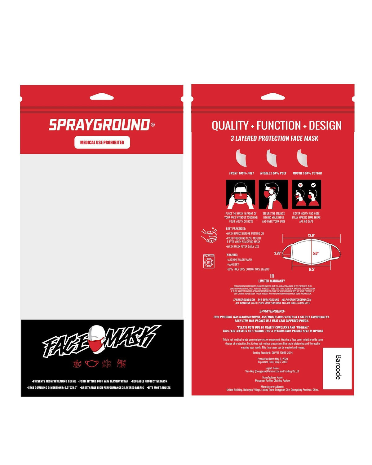 Limited Edition PRAY FORM-FITTING MASK