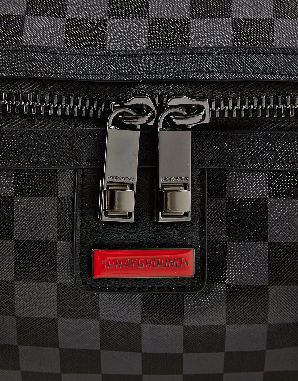 Limited Edition GREY CHECKERED SHARKS IN PARIS MINI DUFFLE