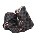 Limited Edition SHARKS IN PARIS BLACK CHECKERED EDITION DUFFLE