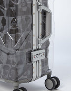 Limited Edition LAQUAN SMITH EMBOSSED CLEAR 3M CARRY-ON