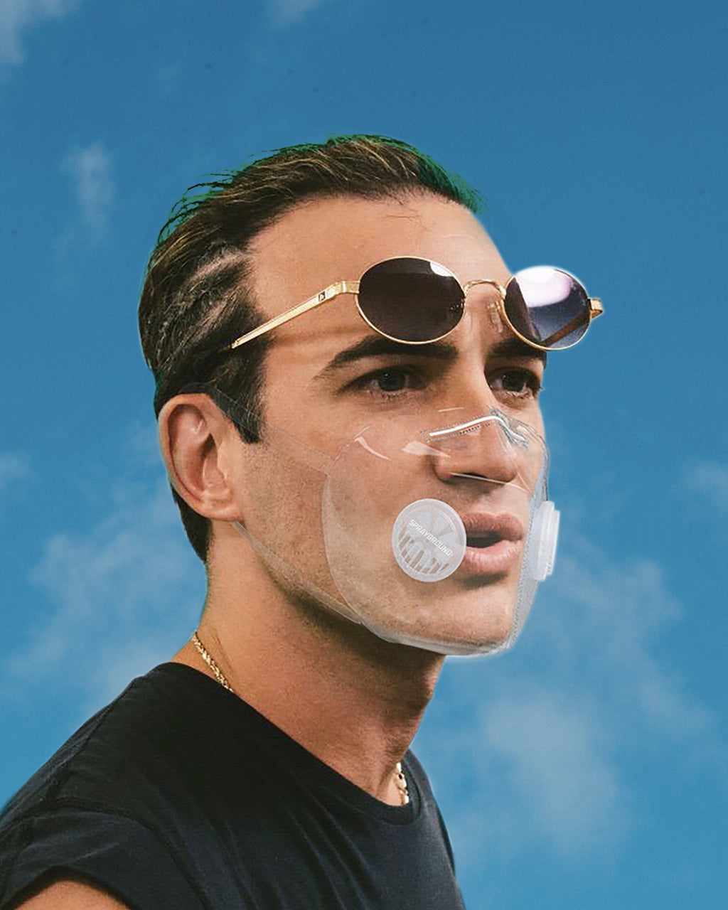 Limited Edition SPRAYGROUND CLEAR MASK ADULT