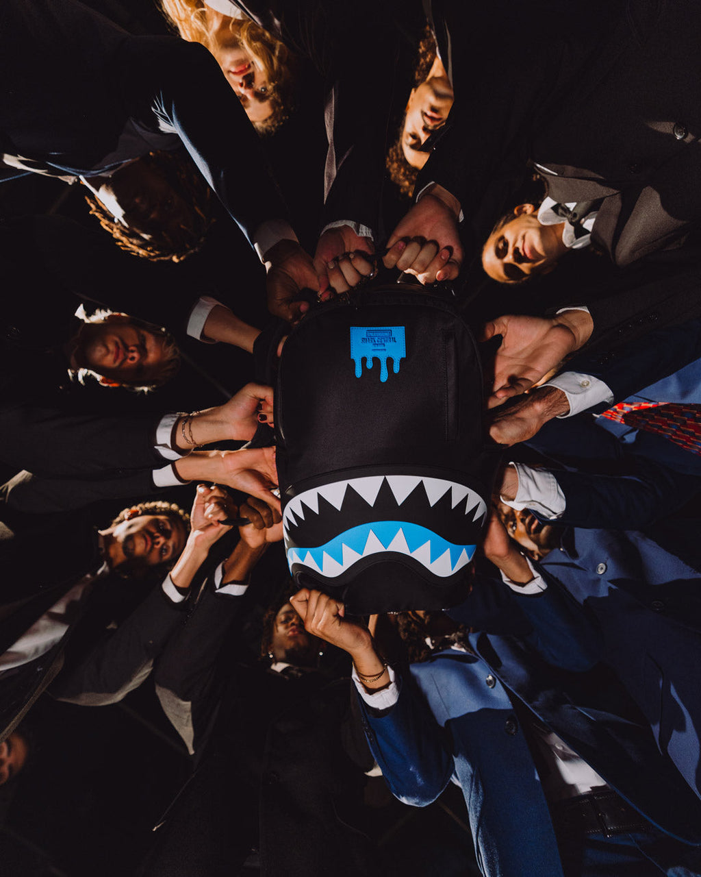Limited Edition SHARK CENTRAL PASSPORT BLUE BACKPACK
