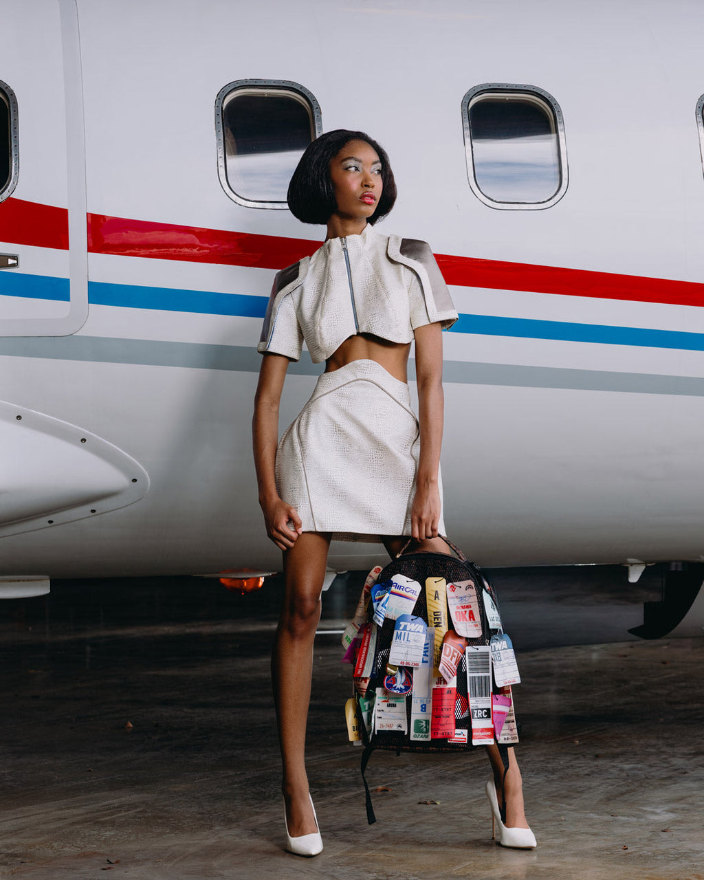 Limited Edition AMERICAN AIRLINES 100 YRS - TAGS ON TAGS BACKPACK