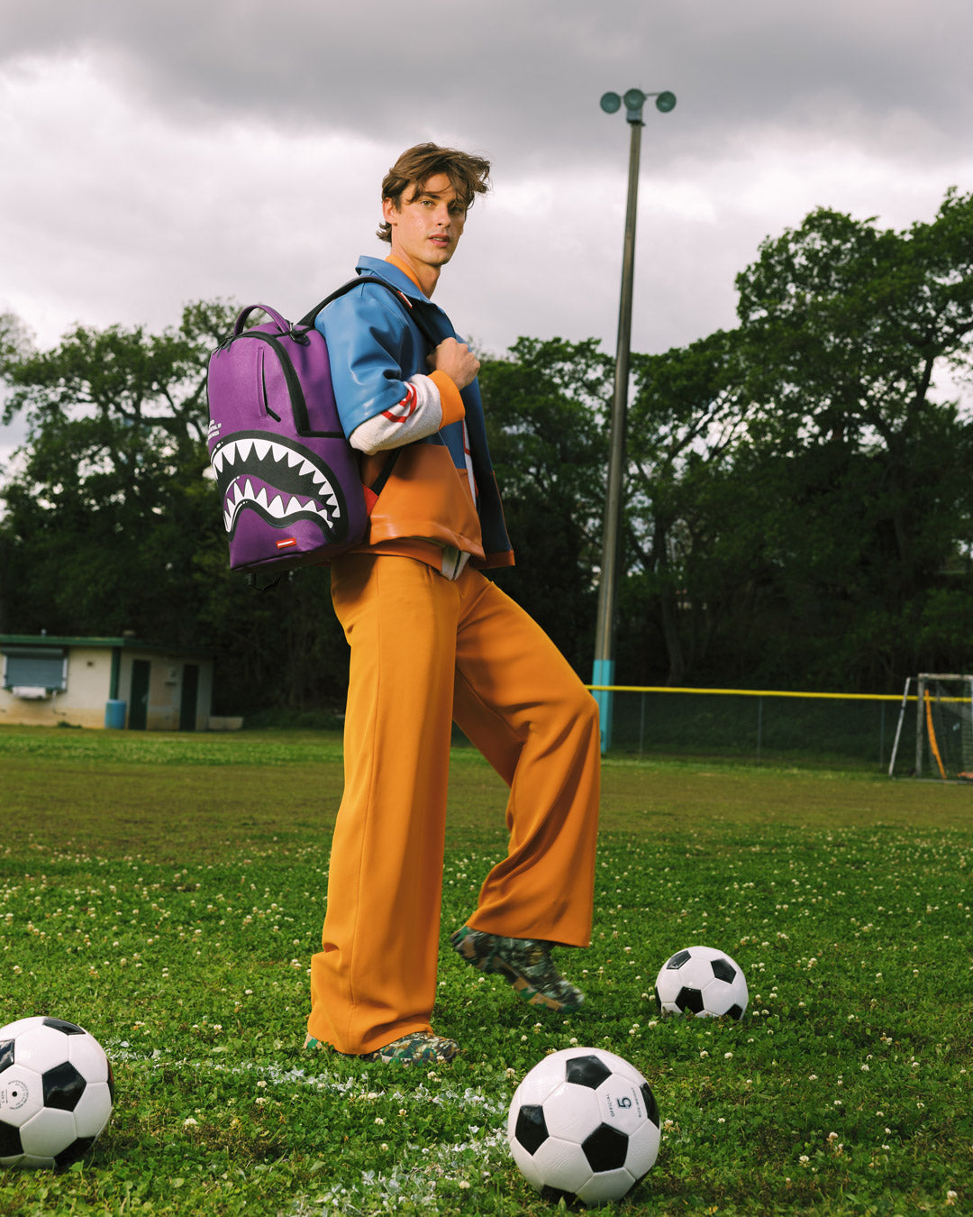 Limited Edition SHARK CENTRAL BUBBLE SHARK PRPLE BACKPACK