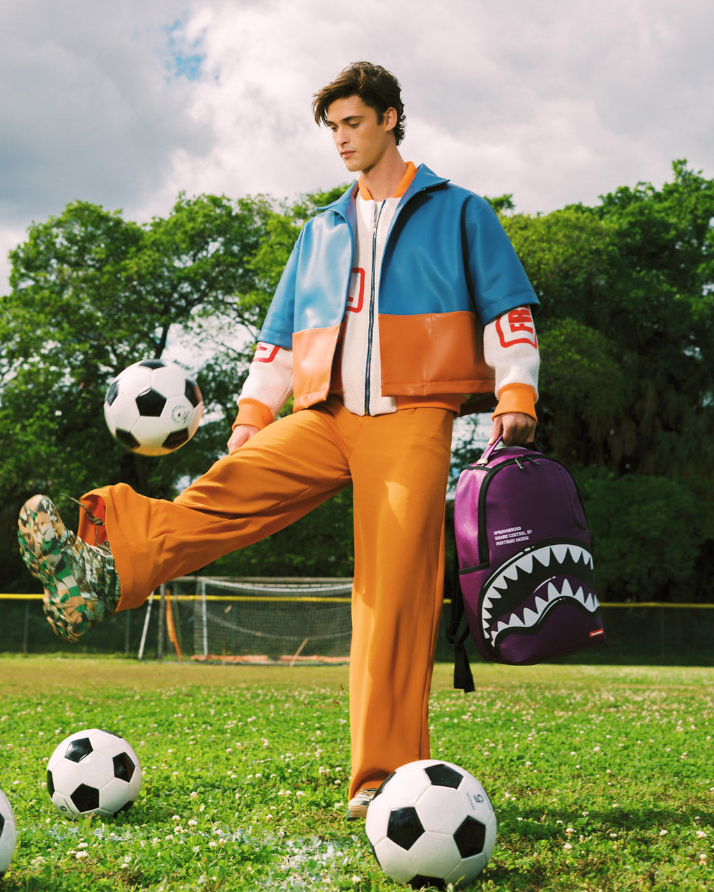 Limited Edition SHARK CENTRAL BUBBLE SHARK PRPLE BACKPACK