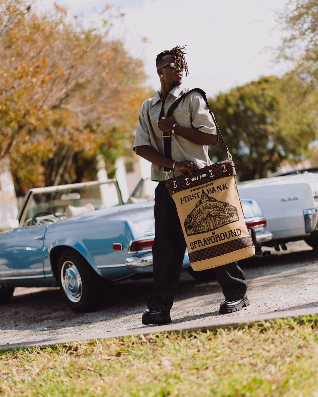 Limited Edition FIRST BANK OF SPRAYGROUND MONEY BAG
