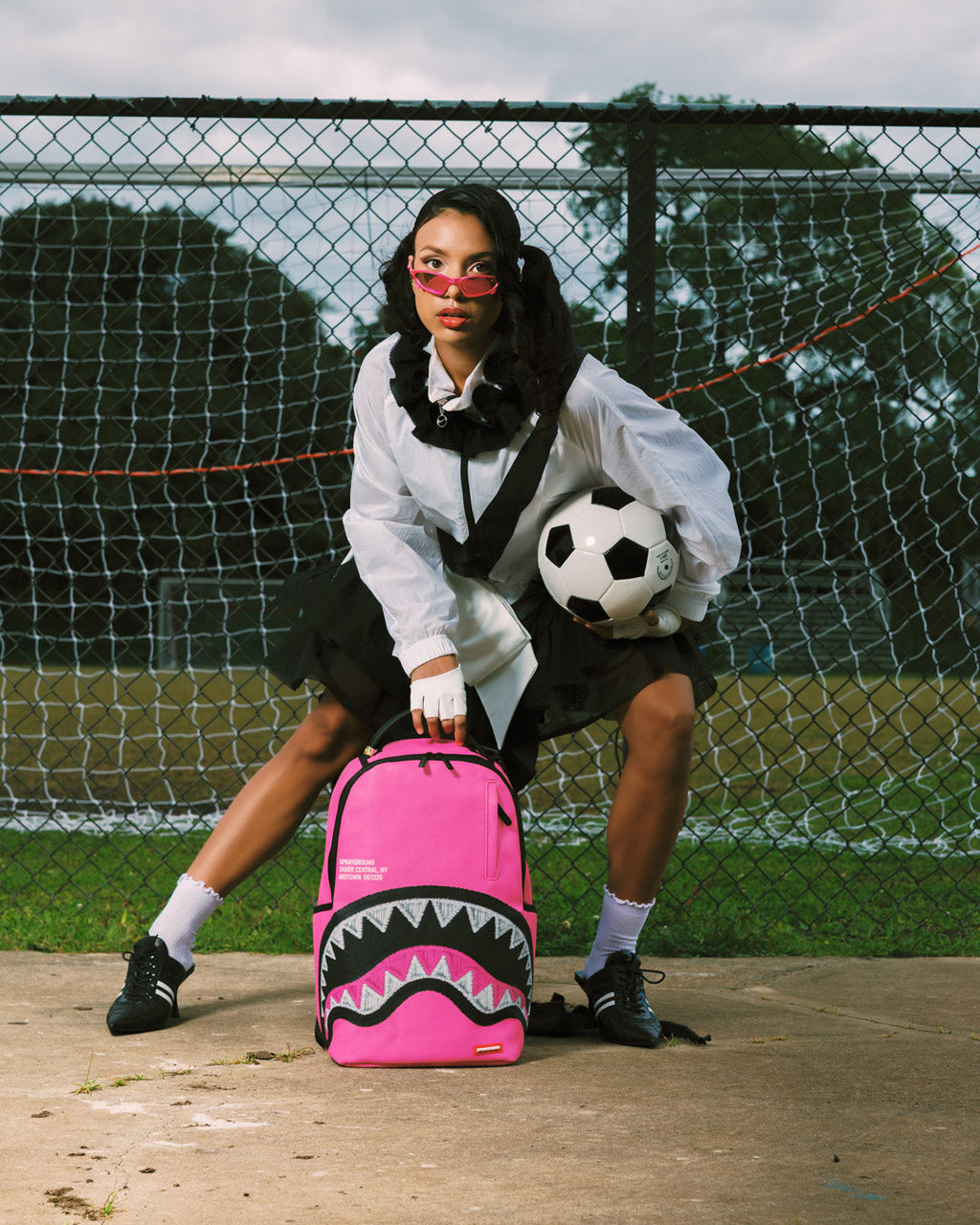 Limited Edition SHARK CENTRAL EMBROIDERED EFFECT BACKPACK