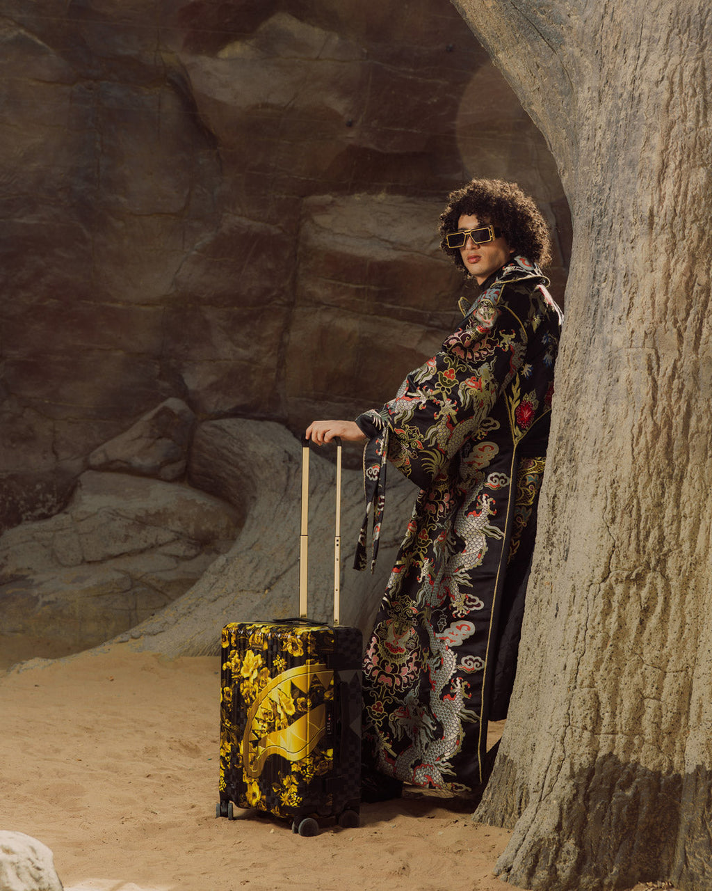Limited Edition BILLIONAIRE BLOOM CARRY-ON LUGGAGE