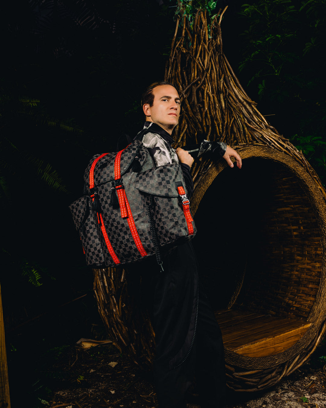 Limited Edition A.I. AFRICAN INTELLIGENCE MIDNIGHT MAGIC BACKPACK - SANDFLOWER COLLAB