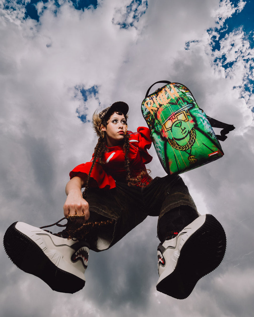 Limited Edition MONEYBEAR TUNNEL MURAL BACKPACK