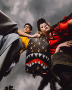 Limited Edition SUPER HOT FIRE SHARKS IN PARIS BACKPACK