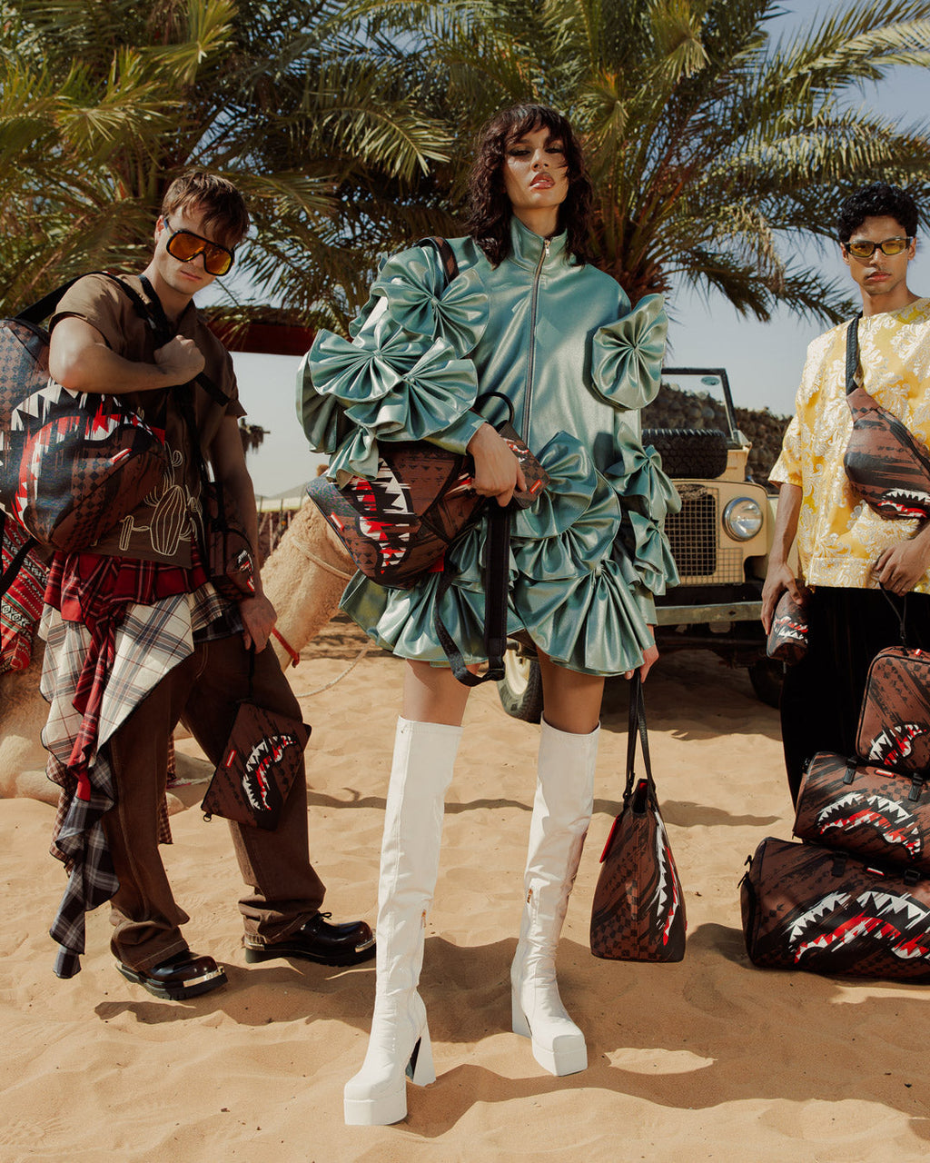Limited Edition SHARKS IN PARIS NIGHT DRIFT DUFFLE