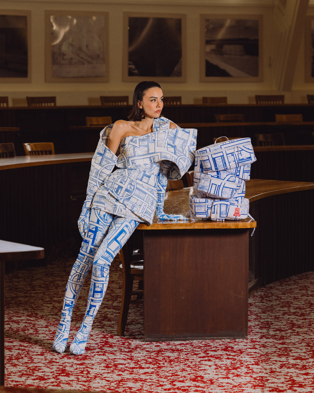 Limited Edition FRANK LLOYD WRIGHT COLLAB EXPERIMENTAL SPIRAL BACKPACK