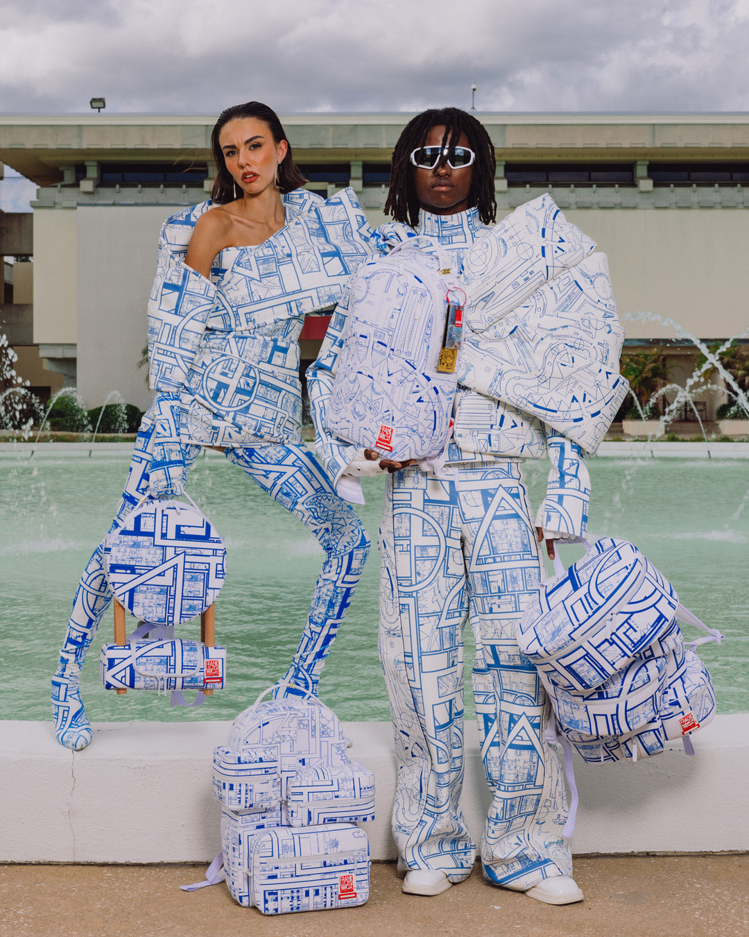 Limited Edition FRANK LLOYD WRIGHT COLLAB BREAKING THE BOX BACKPACK