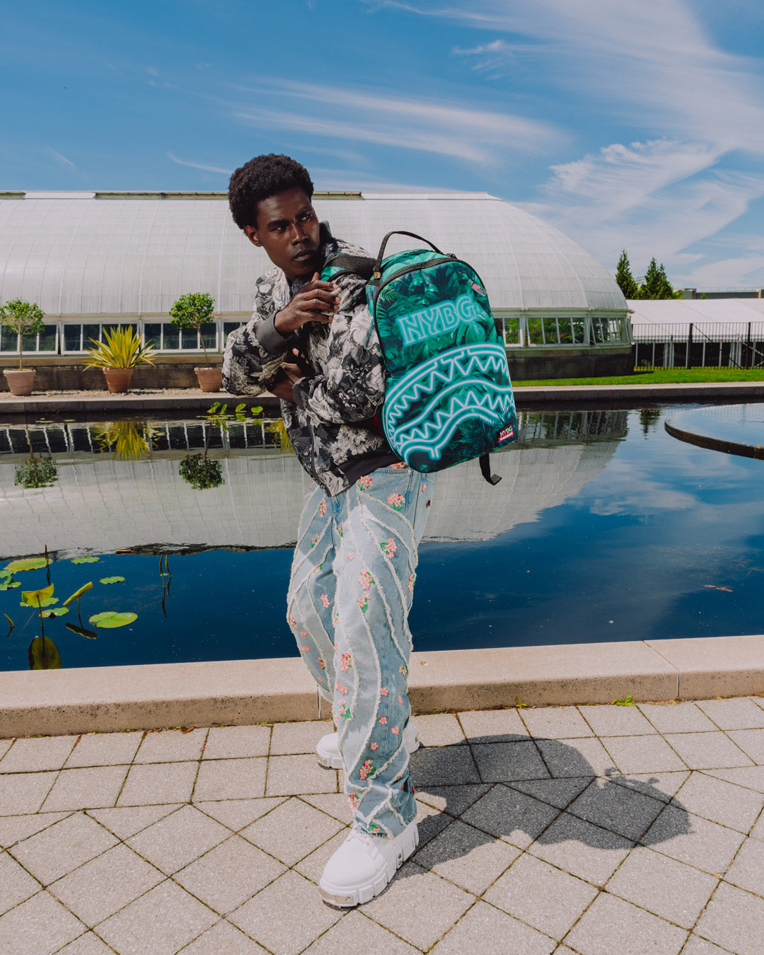 Limited Edition NEW YORK BOTANICAL GARDEN COLLAB - NEON BOTANICA BACKPACK
