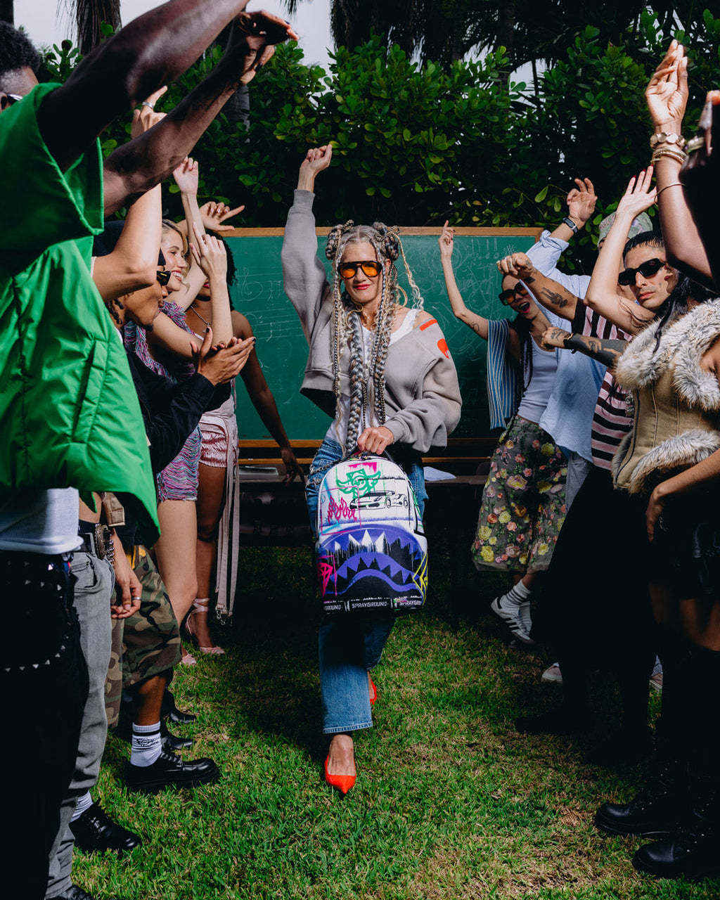 Limited Edition STENCIL PENCIL CONTINENTAL BACKPACK