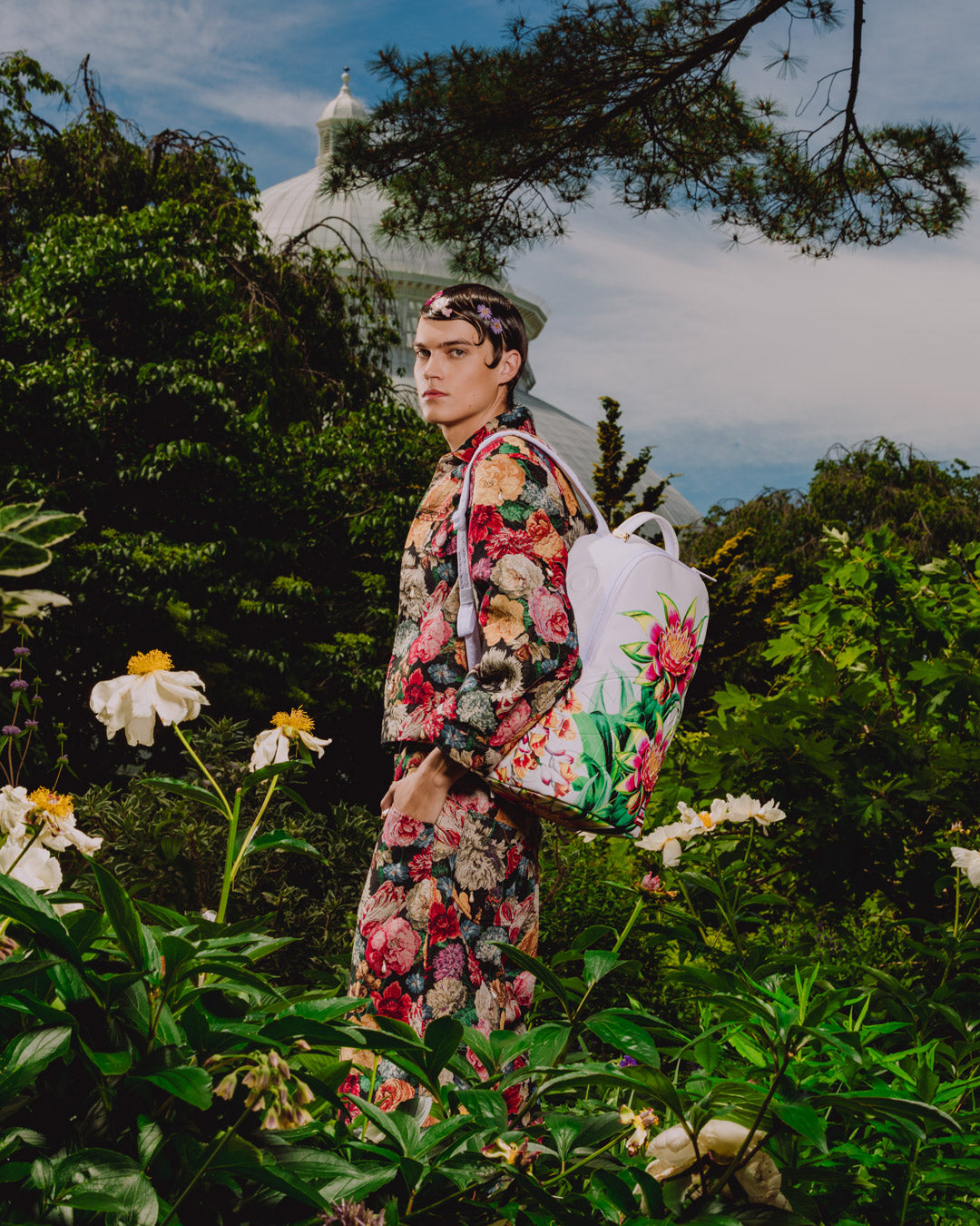 Limited Edition NEW YORK BOTANICAL GARDEN COLLAB - GARDEN ELECTRIC BACKPACK