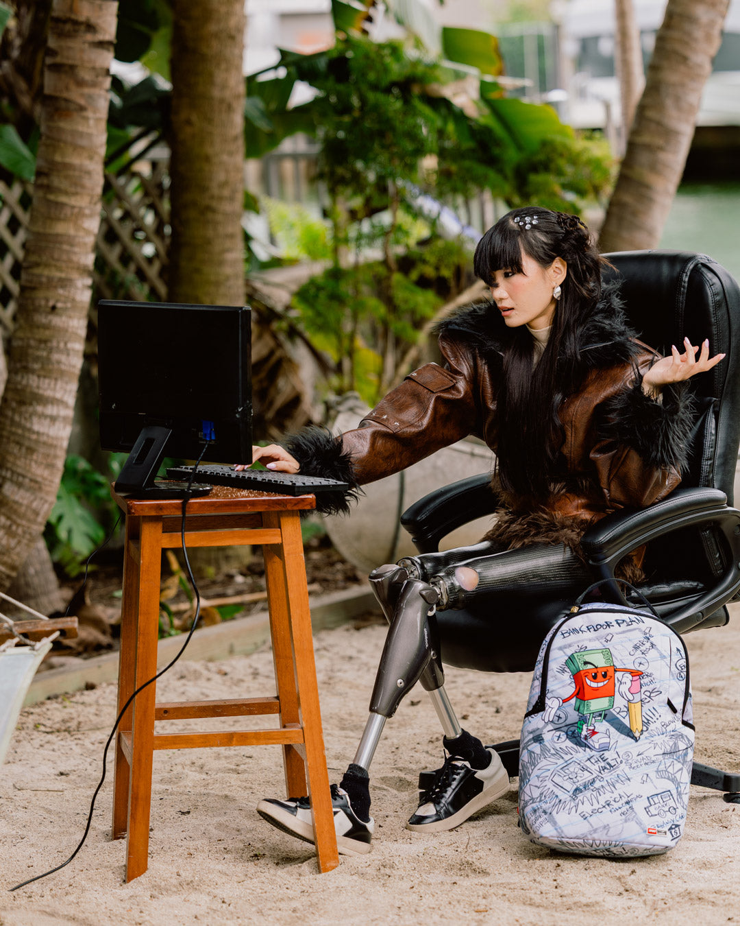 Limited Edition MONEY BOY SCHEMATICS BACKPACK