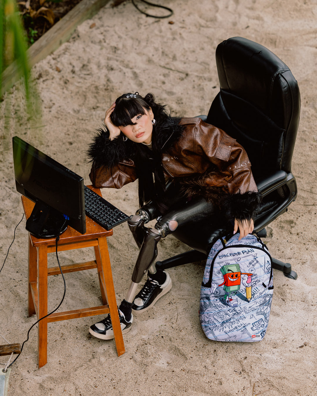 Limited Edition MONEY BOY SCHEMATICS BACKPACK
