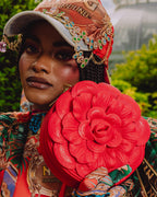 Limited Edition NEW YORK BOTANICAL GARDEN COLLAB - CRIMSON BLOOM SHOULDER BAG