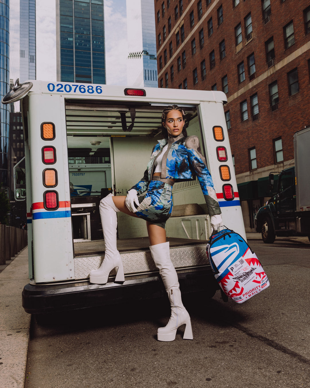 Limited Edition USPS SPRAYGROUND SPECIAL DELIVERY BACKPACK