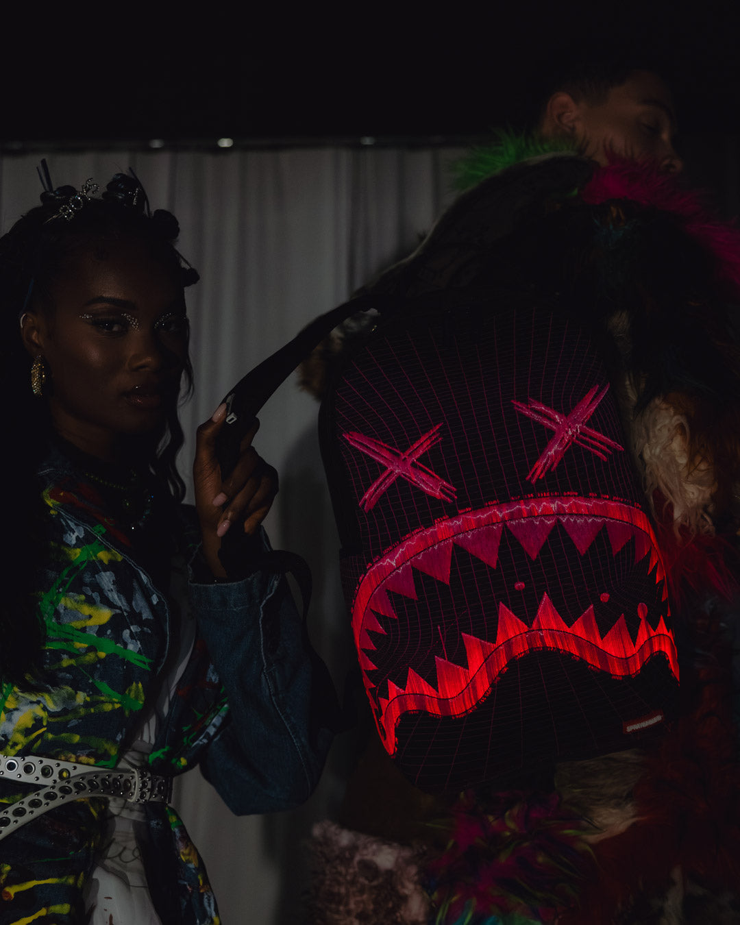 Limited Edition FIBER OPTICS PARTY SHARK BACKPACK