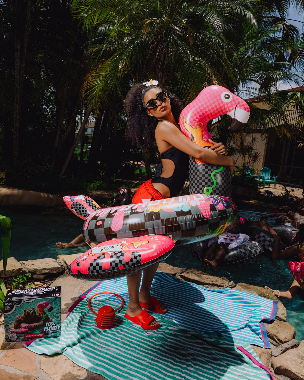 Limited Edition FLAMINGO MAFIA - POOL PARTY FLOATY
