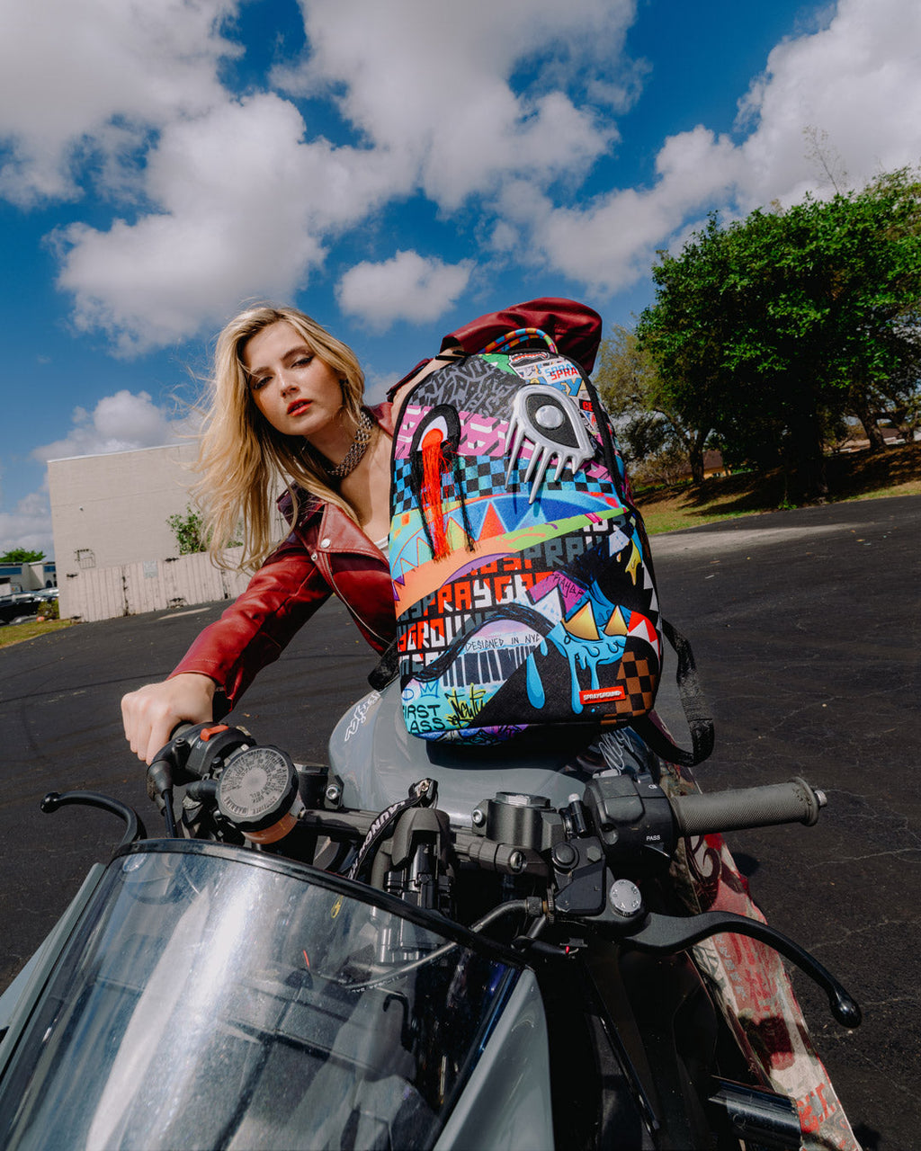 Limited Edition MOOD MODE 6 REMOVABLE VELCRO EYES BACKPACK