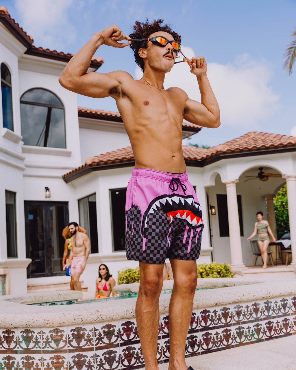 Limited Edition OCEAN DRIP CHECK SWIM SHORT