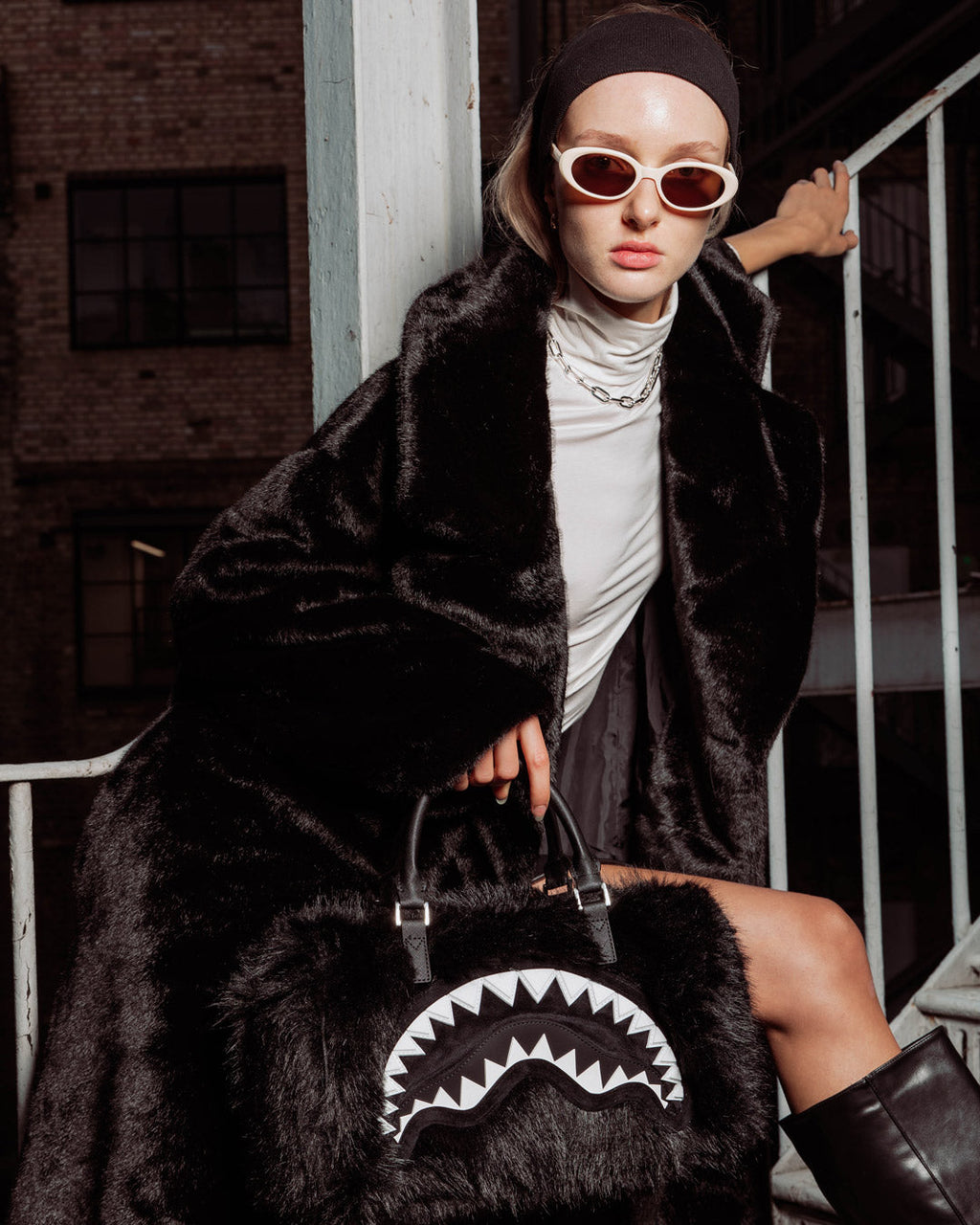 Limited Edition FURZILLA SHARK NIGHT MINI DUFFLE