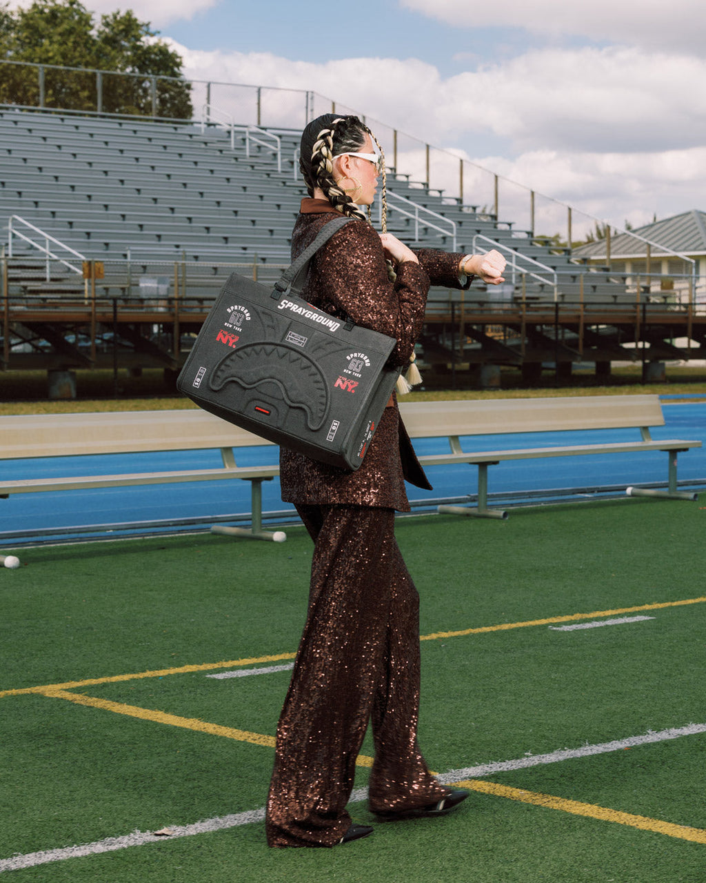 Limited Edition GRID LOCKED TORTUGA TOTE