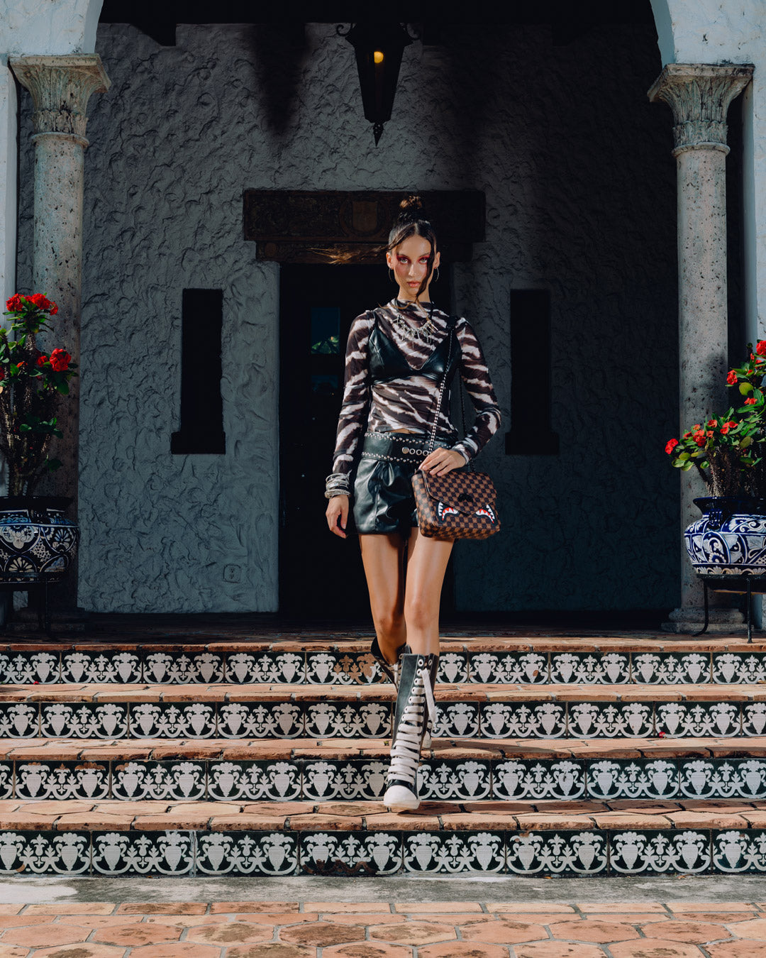 Limited Edition SHARKS IN PARIS GRIN & GRIND HANDBAG