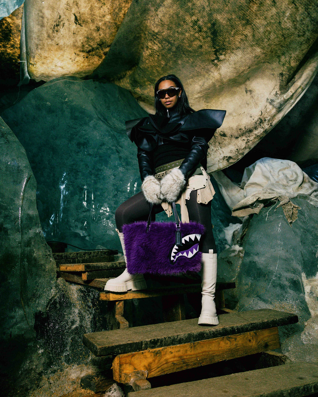 Limited Edition FURZILLA SHARK PURP TOTE