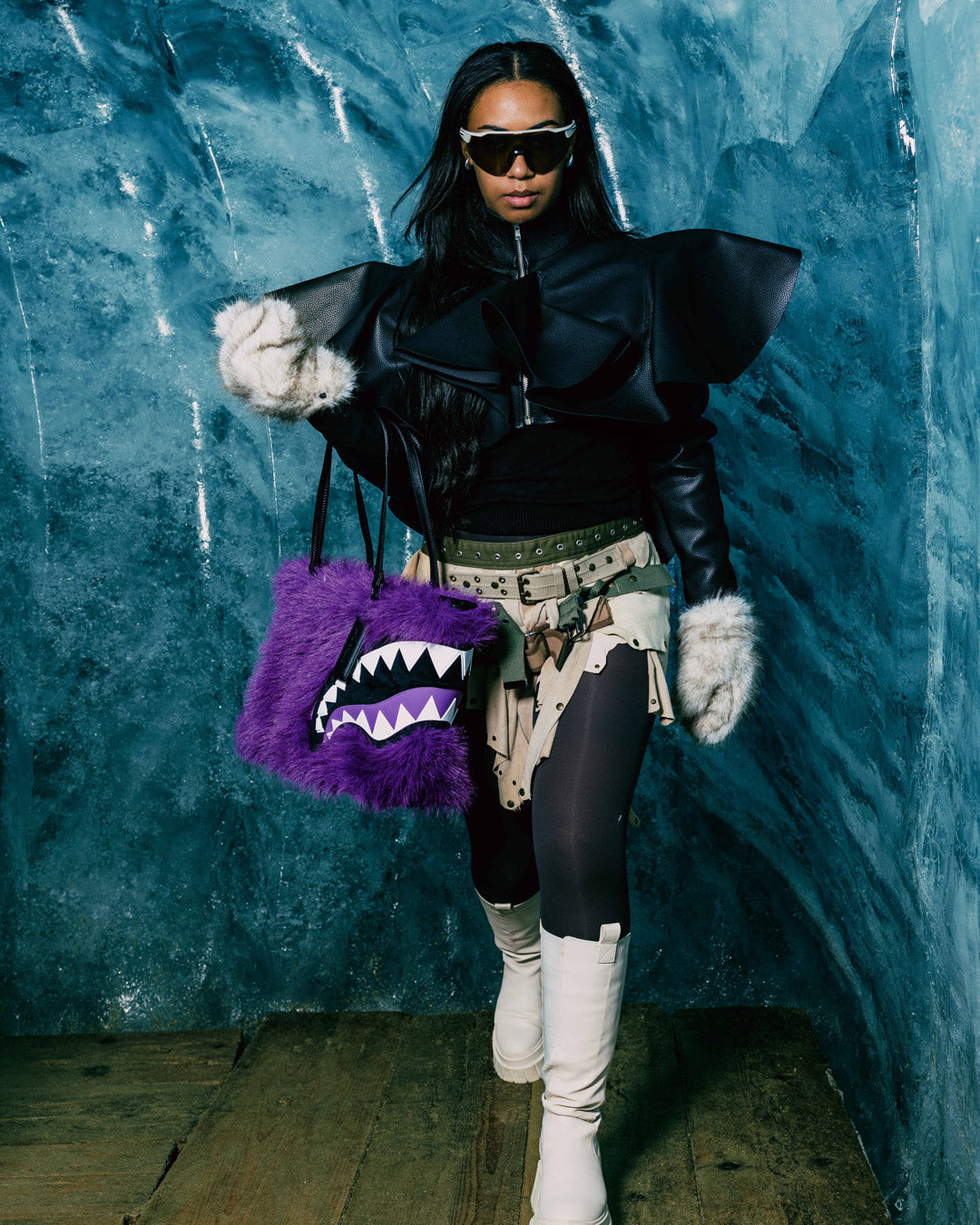 Limited Edition FURZILLA SHARK PURP TOTE
