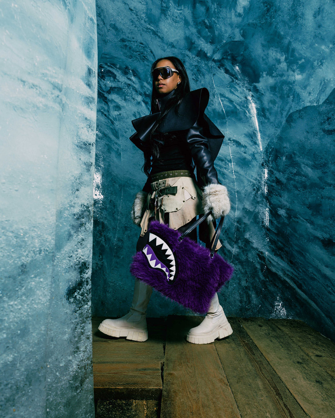 Limited Edition FURZILLA SHARK PURP TOTE