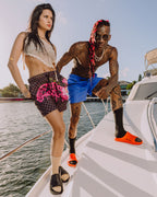 Limited Edition PINK PANTHER DIAMOND SHARK SWIM SHORTS