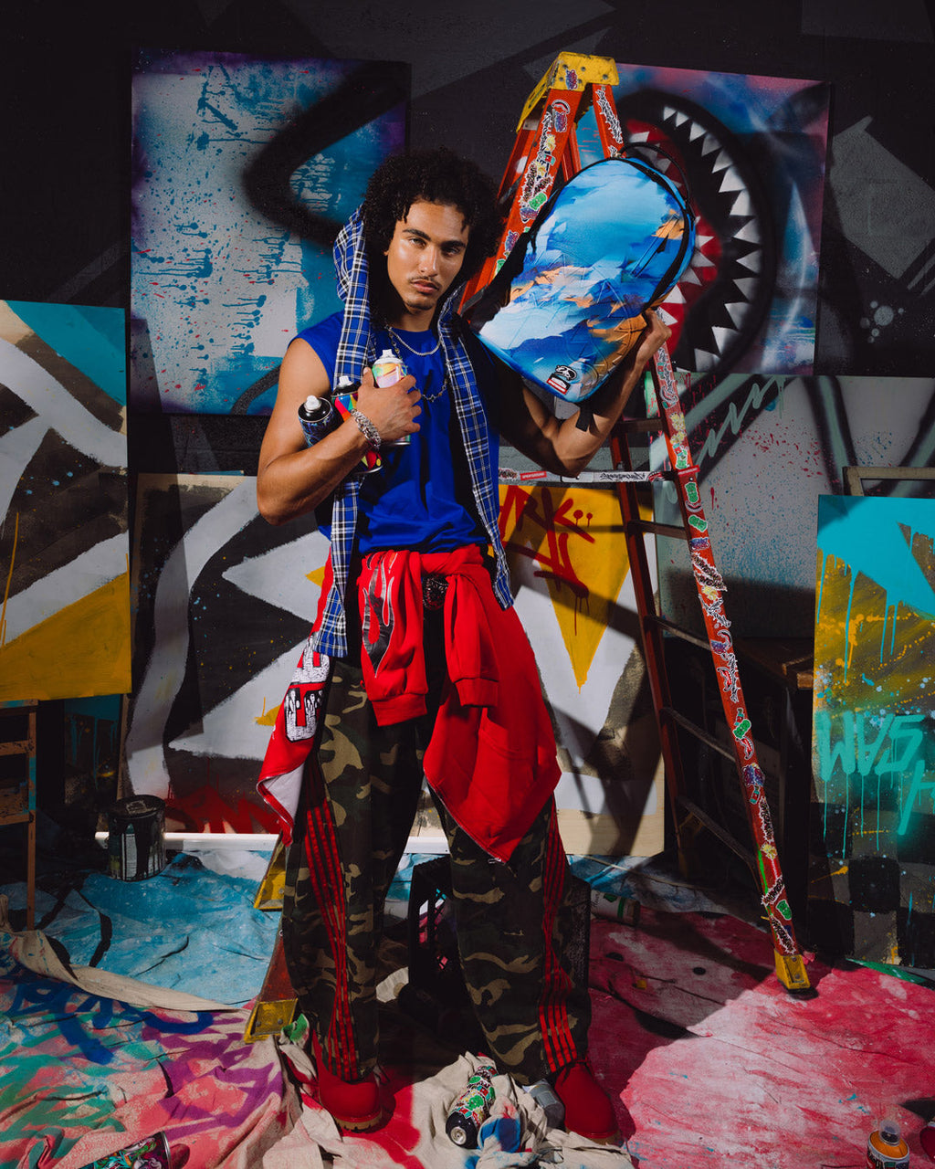 Limited Edition WYNWOOD WALLS COLLAB DIGITAL DOES JULY BACKPACK