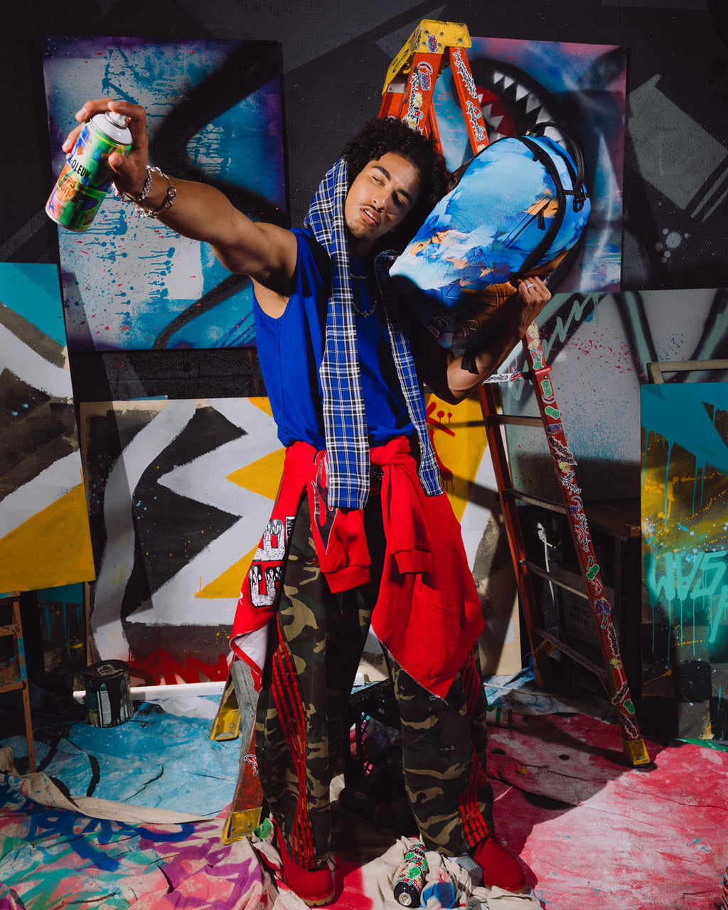 Limited Edition WYNWOOD WALLS COLLAB DIGITAL DOES JULY BACKPACK