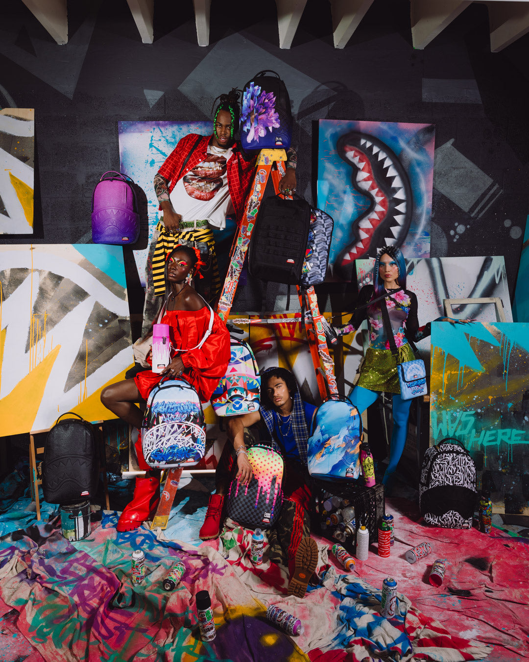 Limited Edition WYNWOOD WALLS COLLAB DEFER INFINITY ARMY BACKPACK