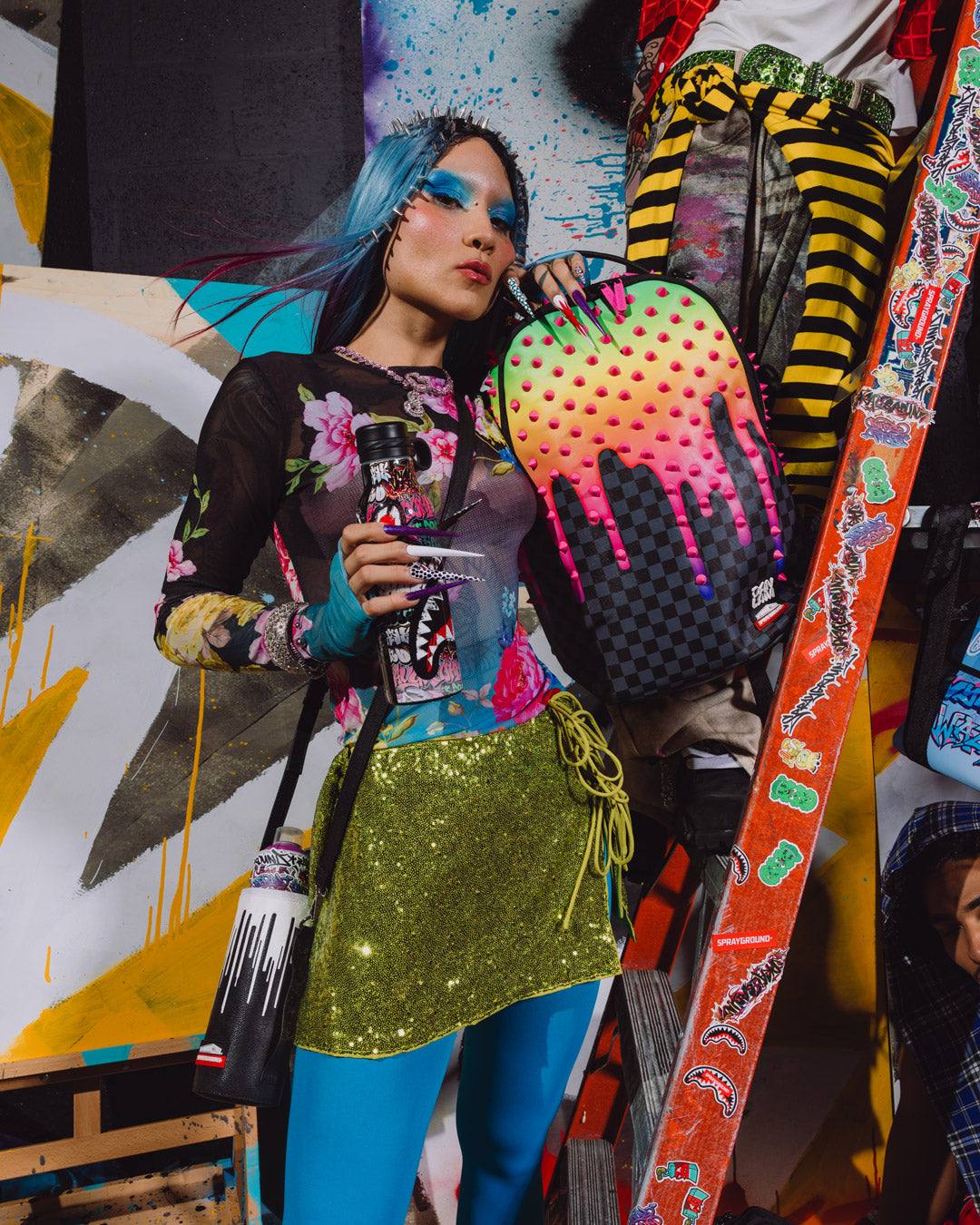 Limited Edition WYNWOOD WALLS COLLAB DAN LAM DRIPS BACKPACK