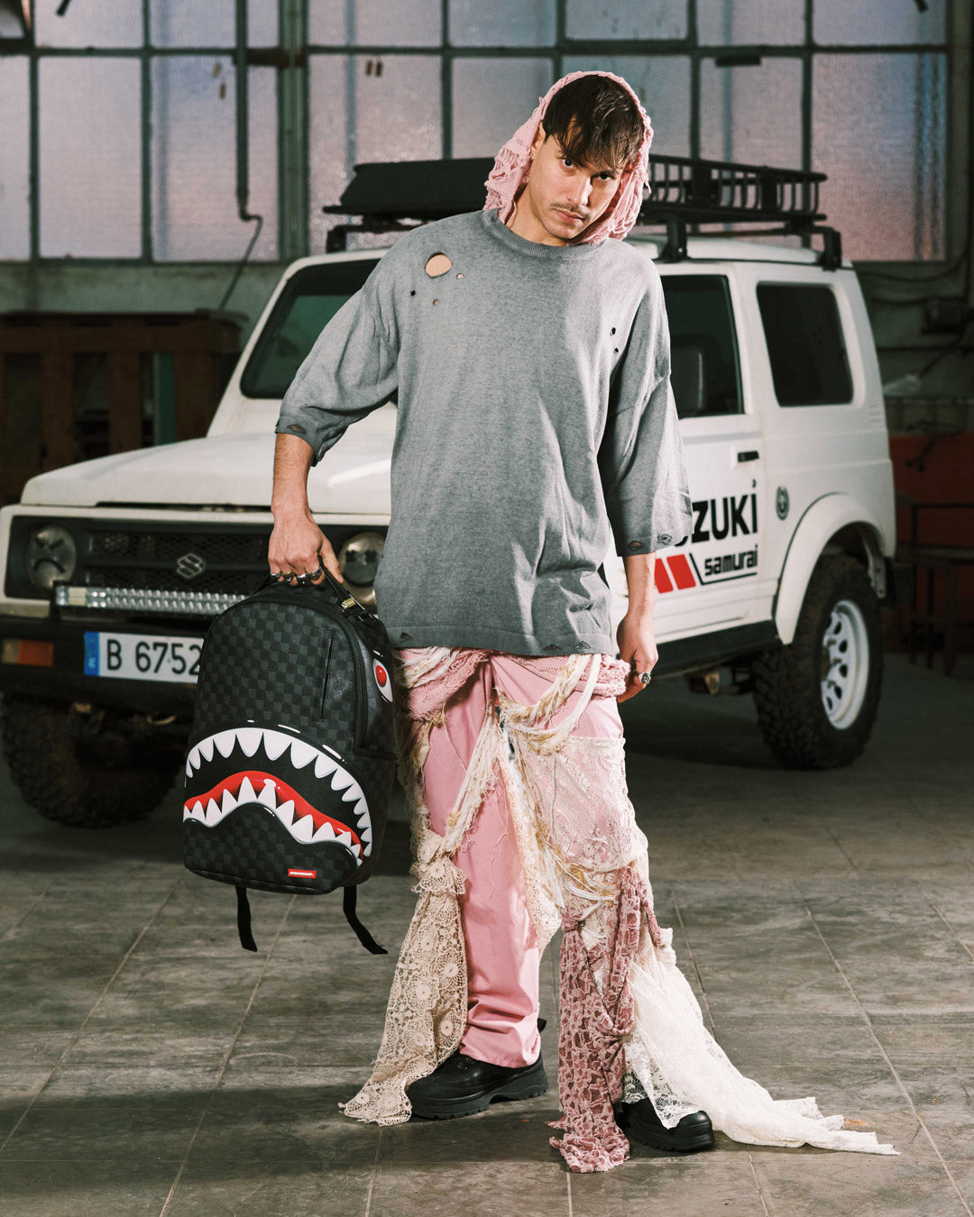 Limited Edition SHARKS IN PARIS HYPER PUFF BACKPACK