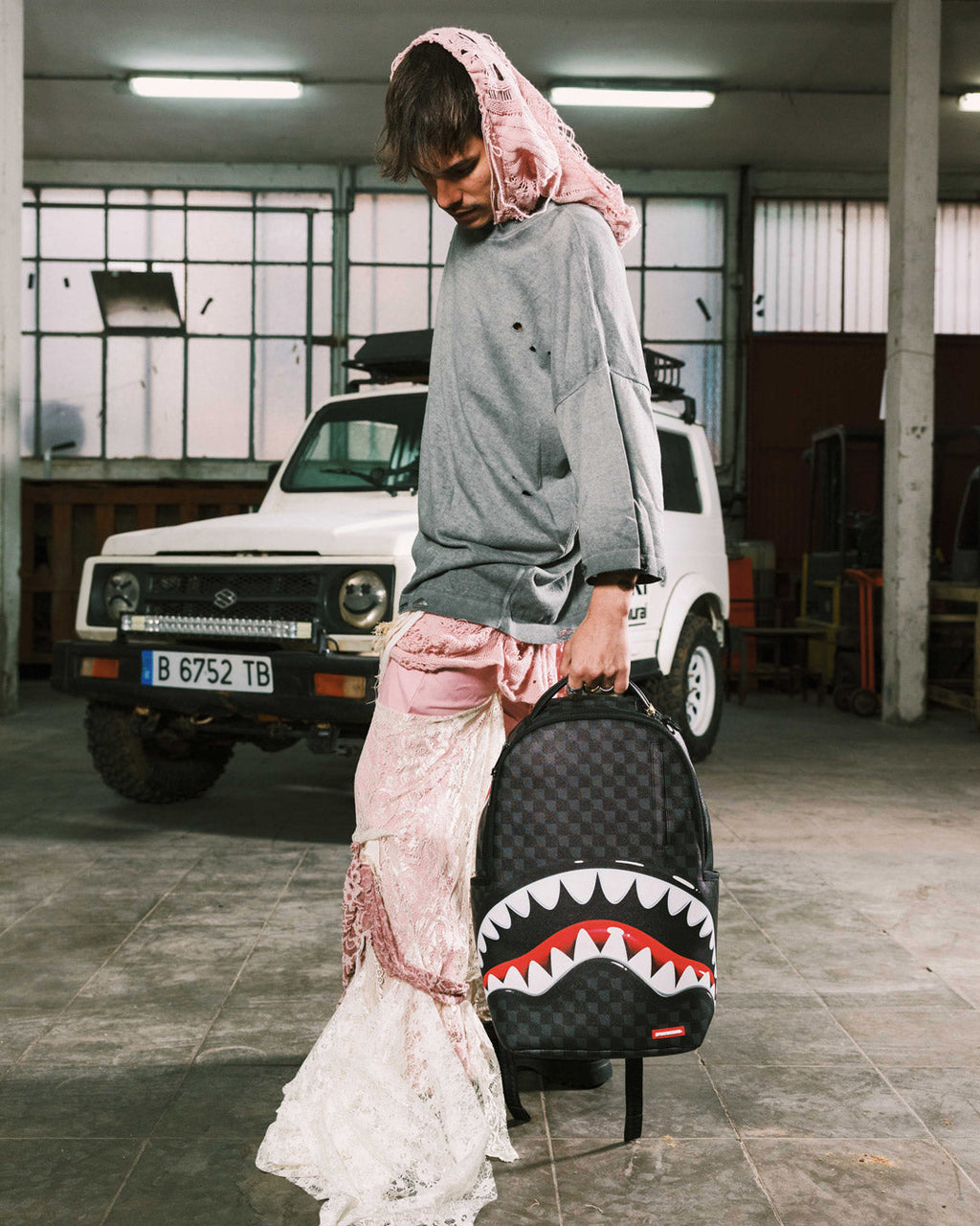Limited Edition SHARKS IN PARIS HYPER PUFF BACKPACK